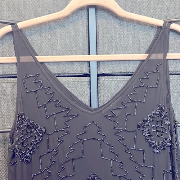 ▪️ TRUE RELIGION ▪️ Beaded Sheer Blouse - Picture 7 of 10